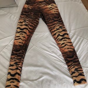 Tiger print workout pant